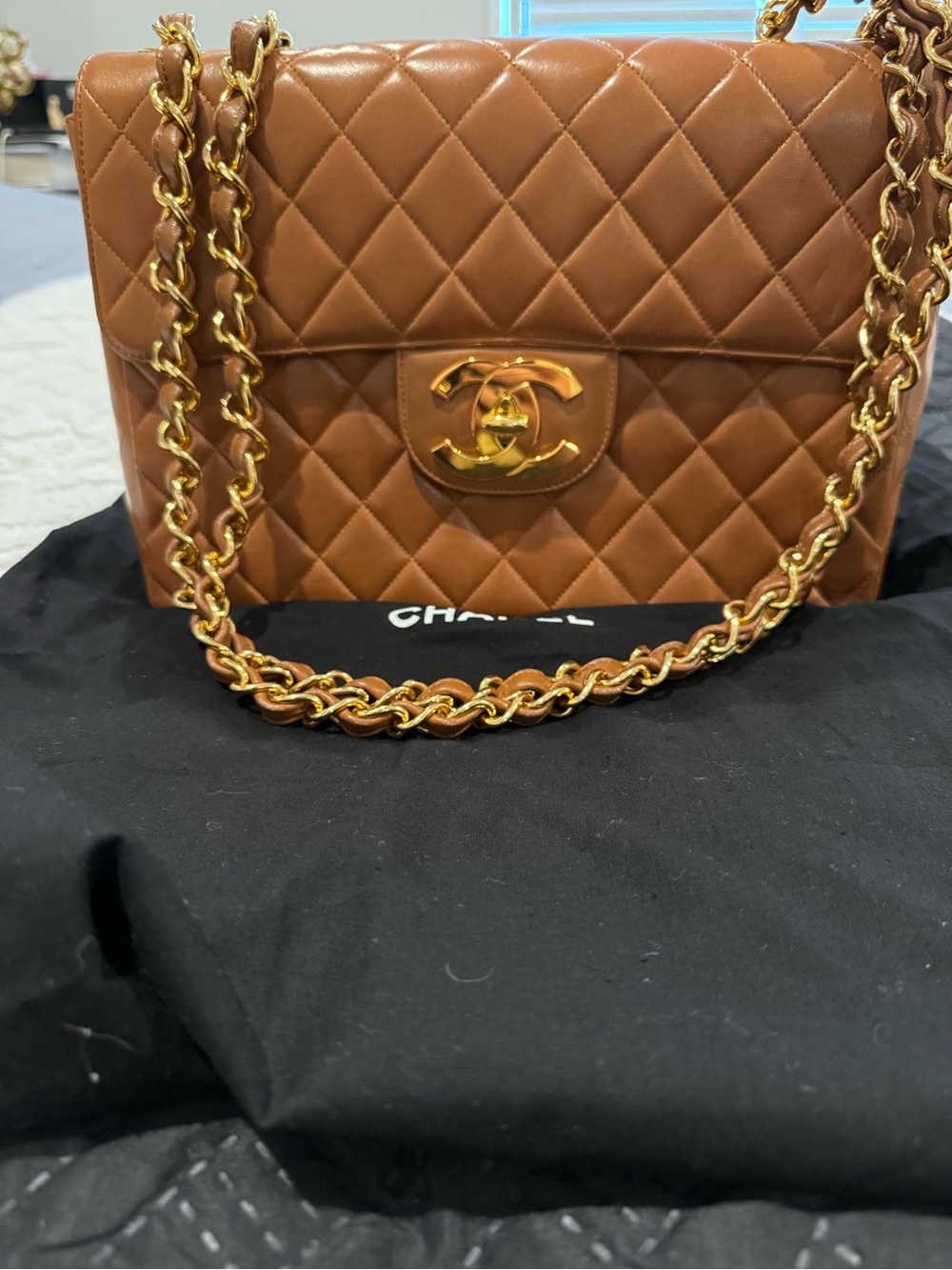 Chanel Vintage Jumbo Flap